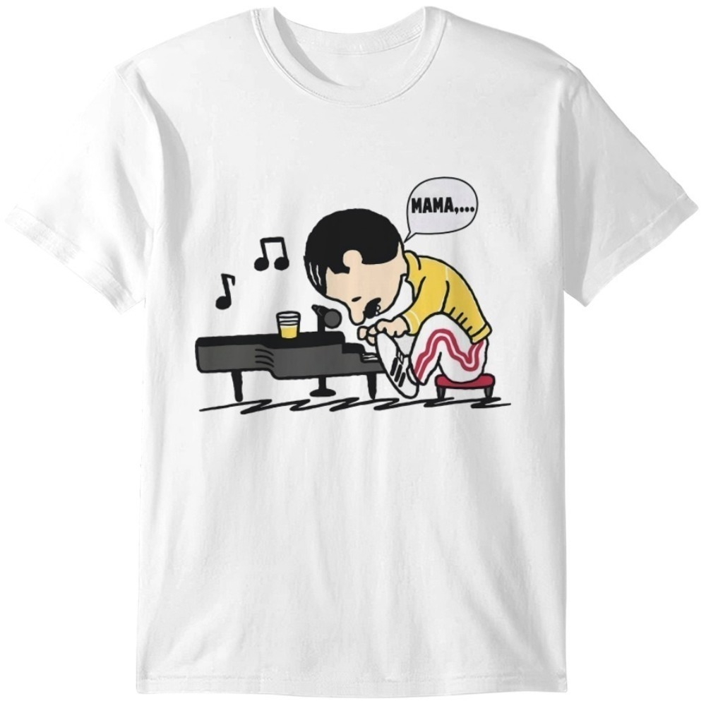 Mama Schroeder Playing Piano Freddie Mercury T Shirt